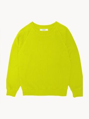 LEEN Oak Raglan Heavy Jersey Sweatshirt Size Small